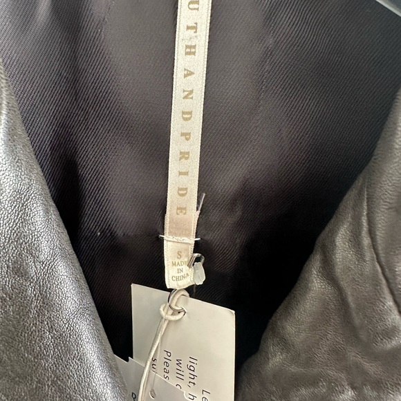 NWT Truth & Pride Genuine Leather Jacket - Picture 6 of 10